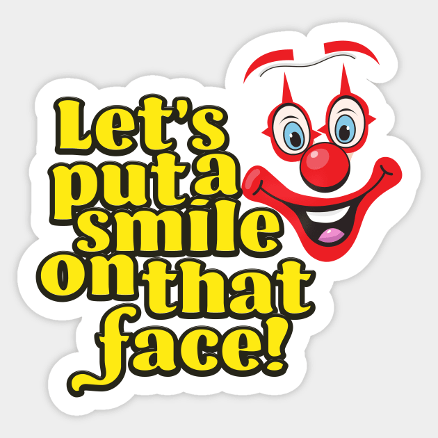 Let's put a smile on that face! Sticker by nickemporium1